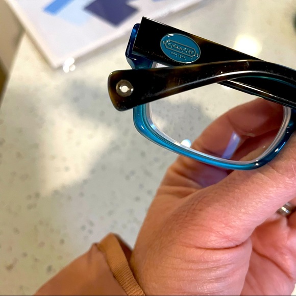 Coach BrooklynGlasses Blue and Tortoise Shell Frame-See description - Picture 6 of 10